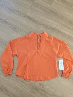 RHONE Mirage Anorak Copper Rust Pull Over Jacket Size XS